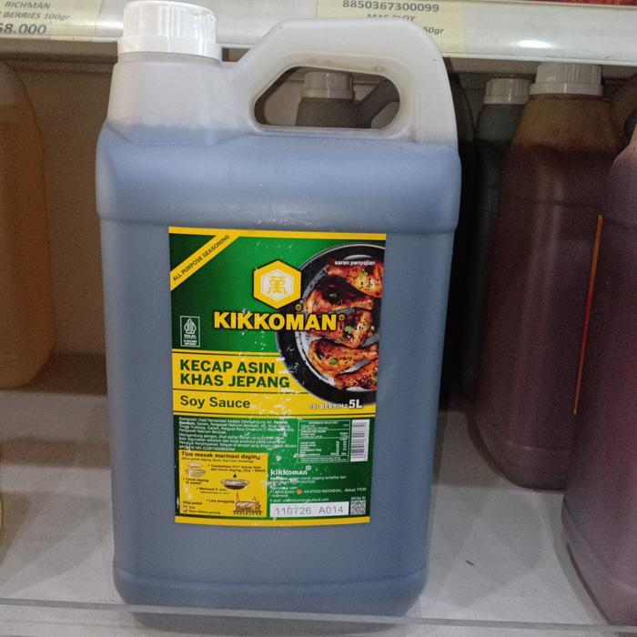 

[oddsolshop] pekanbaru/Kikkoman Kecap Asin Khas Jepang 5L Soy Sauce Japanese Cooking Mix Saos