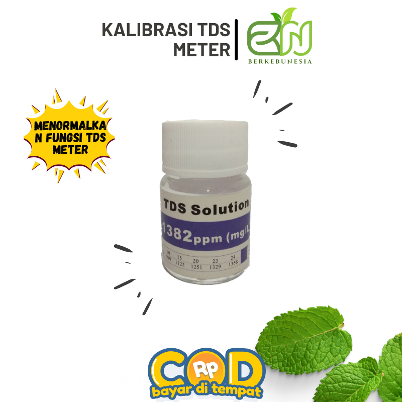 Cairan Kalibrasi TDS Meter Hidroponik 1382 PPM