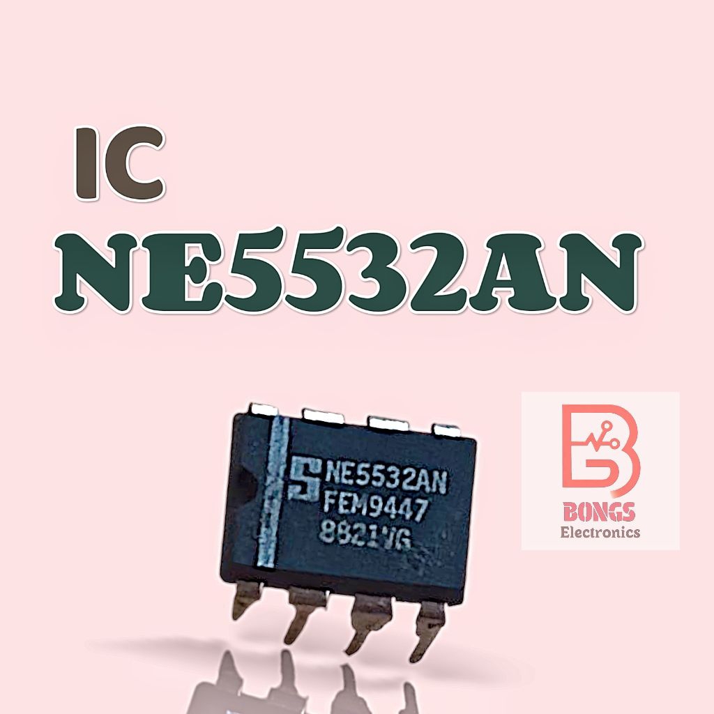 IC NE5532AN Dual Low Noise Op-Amp Signetics