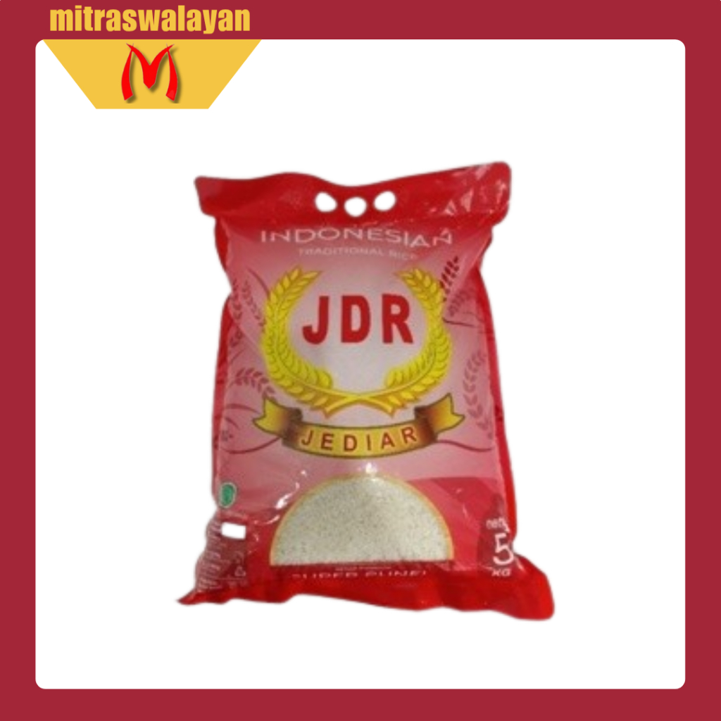 

Beras Premium JDR Rojolele Merah Kemasan Zak Plastik 5 kg