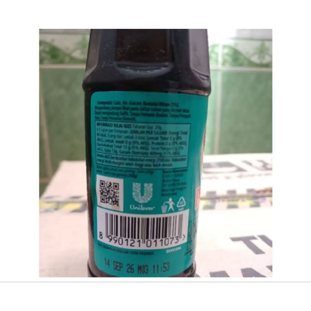 

Kecap Manis cap Bangau Refill 210ml