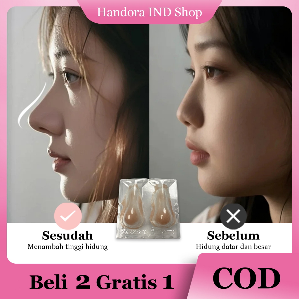 Cosplay Alat Pemancung Hidung Palsu Silikon Tempel Nose Up 3D Anime SFX Makeup Hidung Mancung C