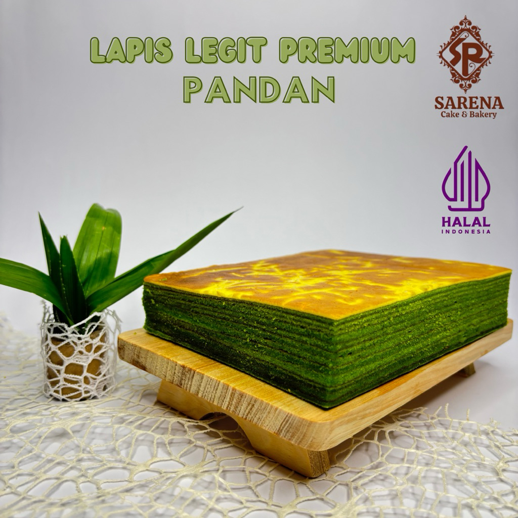 

Lapis Legit Pandan Sarena Cake
