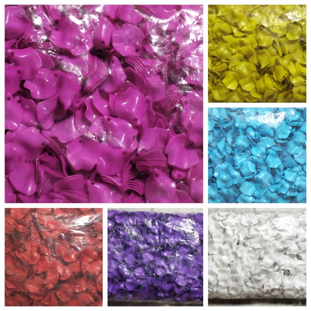 Manik Kelopak Sedang Metalik/Melamin 1 Pon