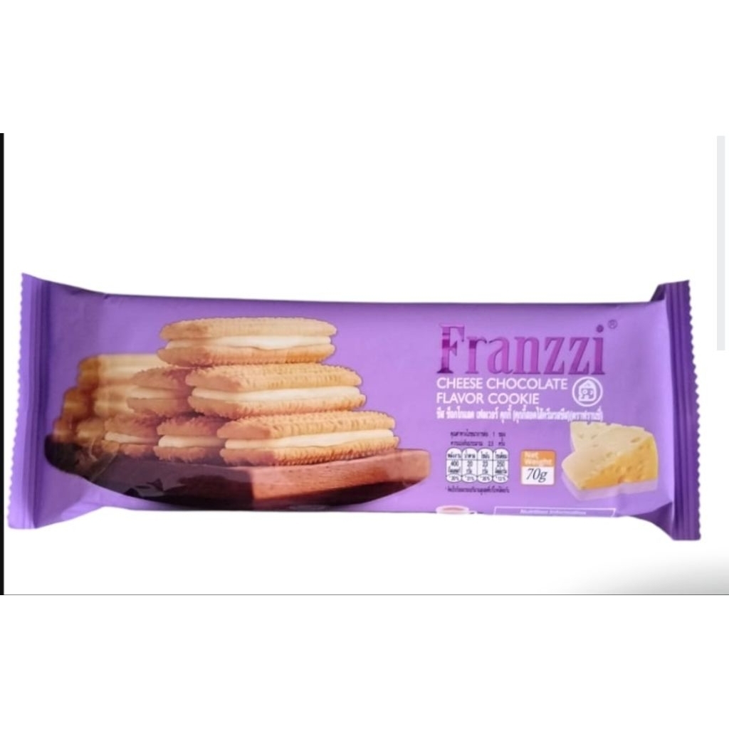 

FRANZZI YOGURT CHOCOLATE / CHEESE CHOCOLATE FLAVOR COOKIES ( MALAYSIA)