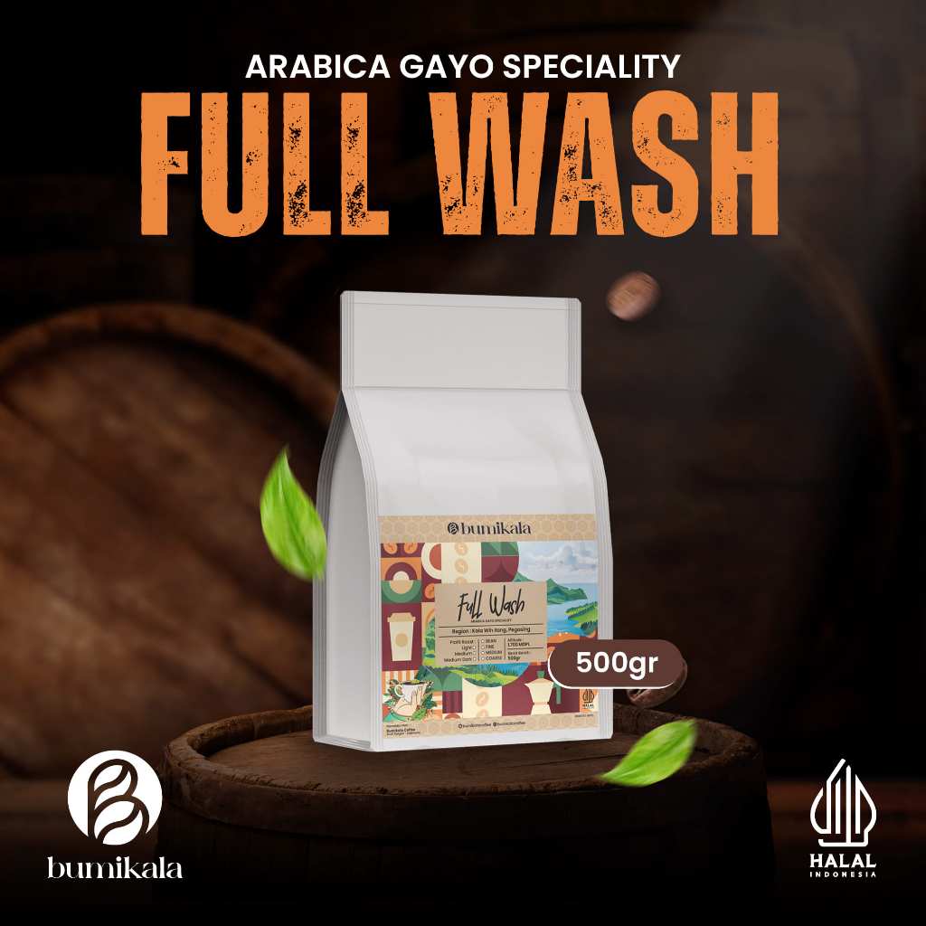 

KOPI ARABIKA GAYO Specialty FULL WASH | KEMASAN 500 Gram