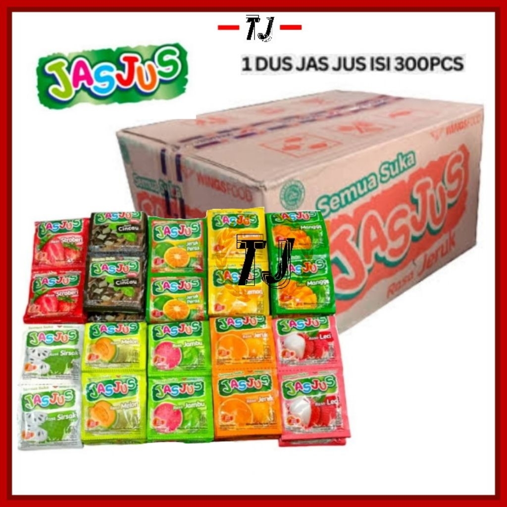 

1 Dus JasJus Aneka Rasa ( isi 6 Pak 300 Pcs )