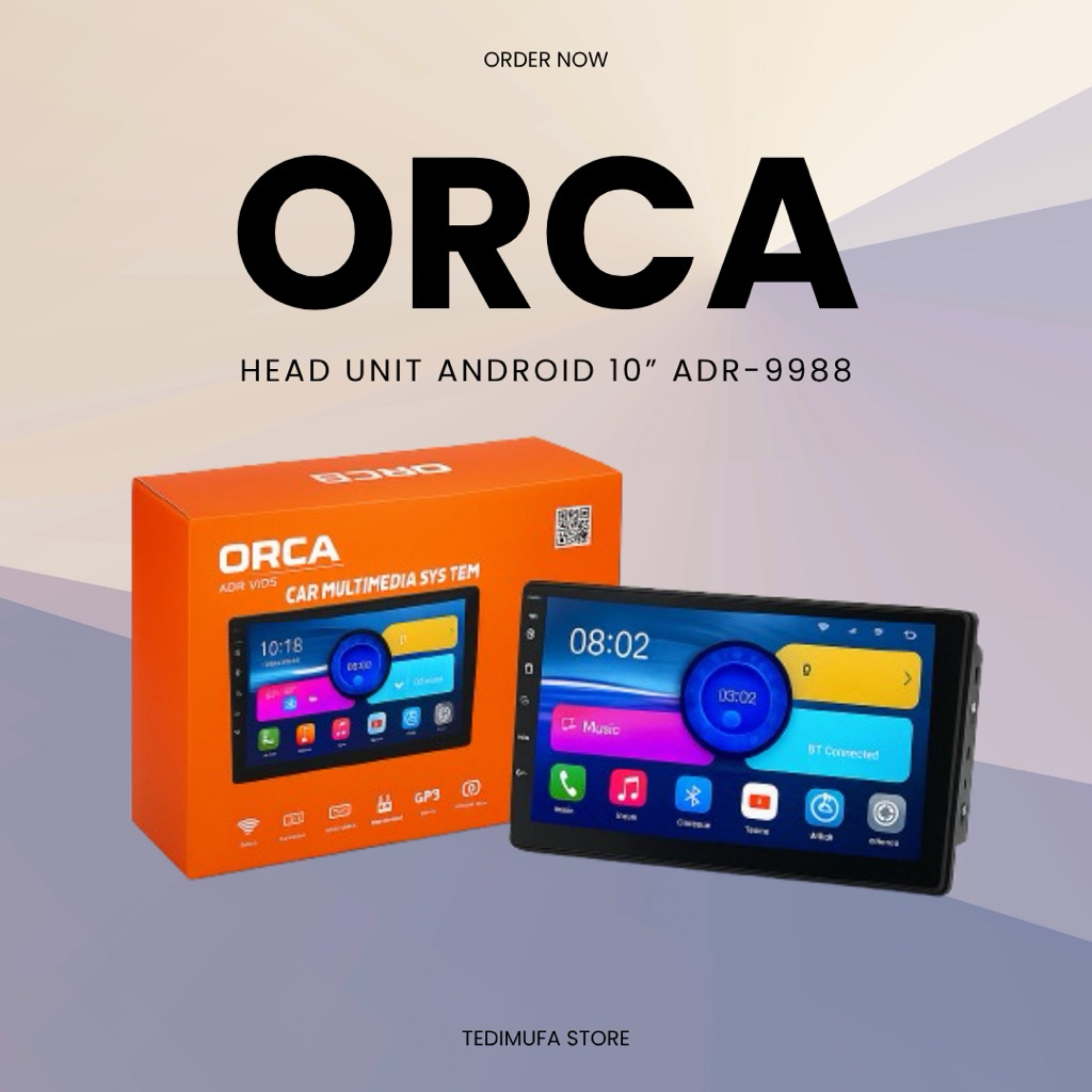 Orca Eco Lite Series - Head Unit Audio 10” (ADR-9988)