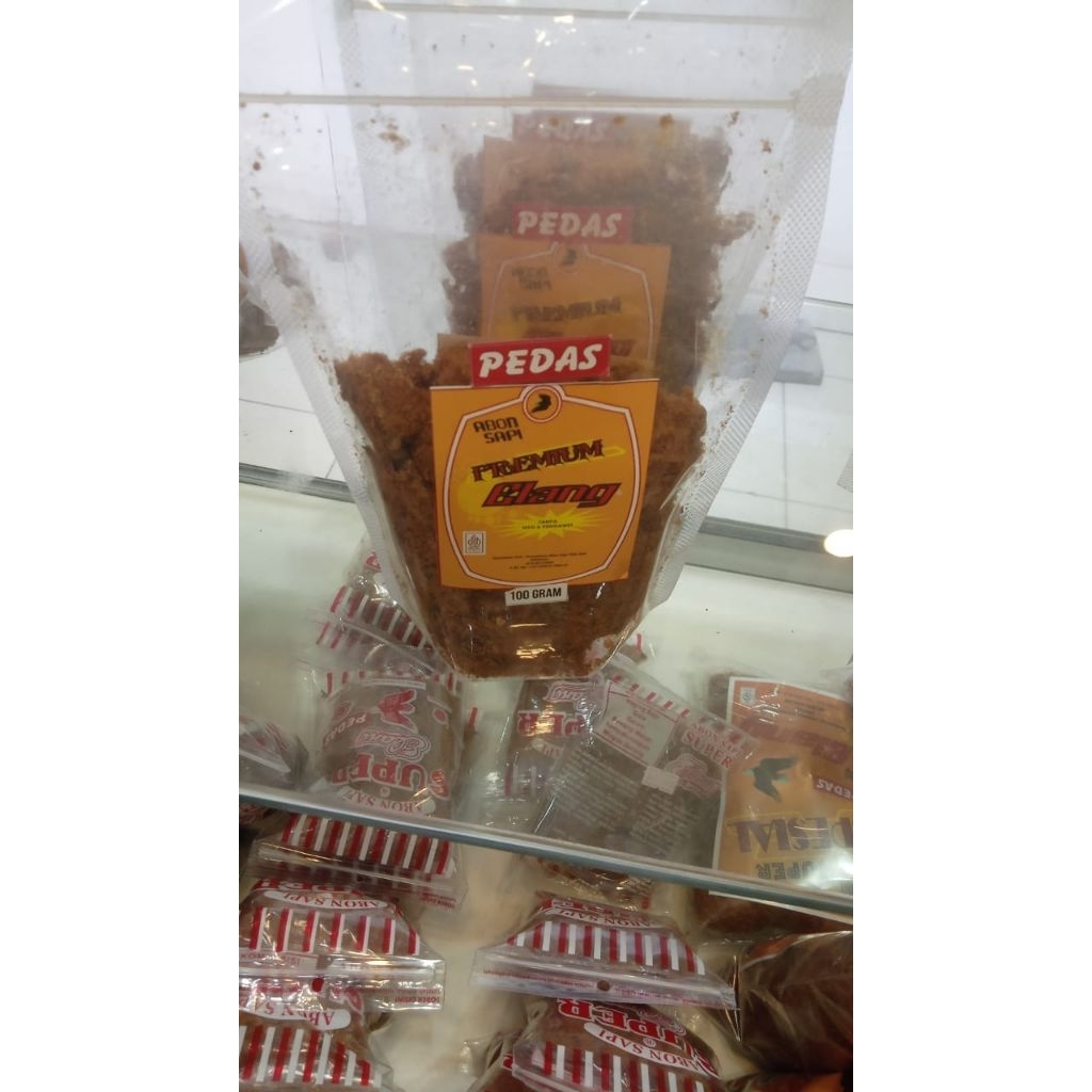 

Abon Sapi Asli Boyolali Tanpa MSG 100gram Pedas