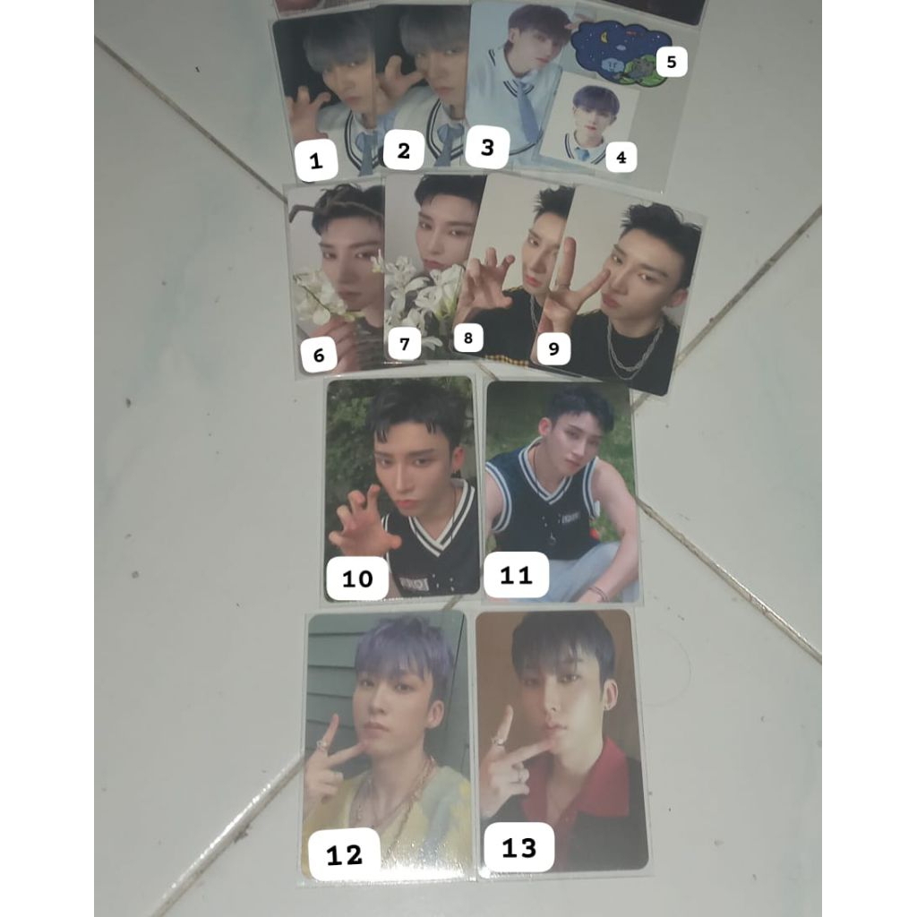 OFFICIAL PHOTOCARD WAIN XODIAC EVER XOULDAY SOMEDAY THROW A DICE