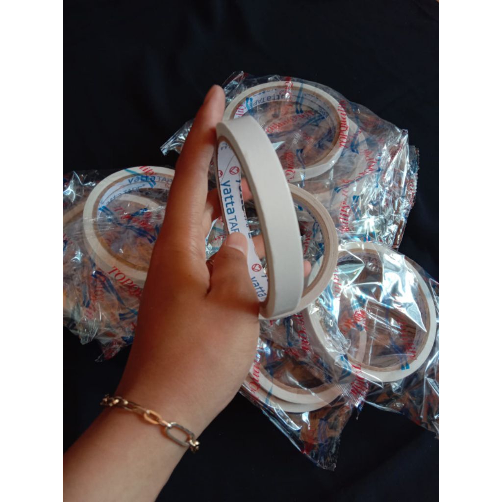 

Double Tape ukuran 12×10M dengan kerekatan Lem 45micron harga Per 12PCS