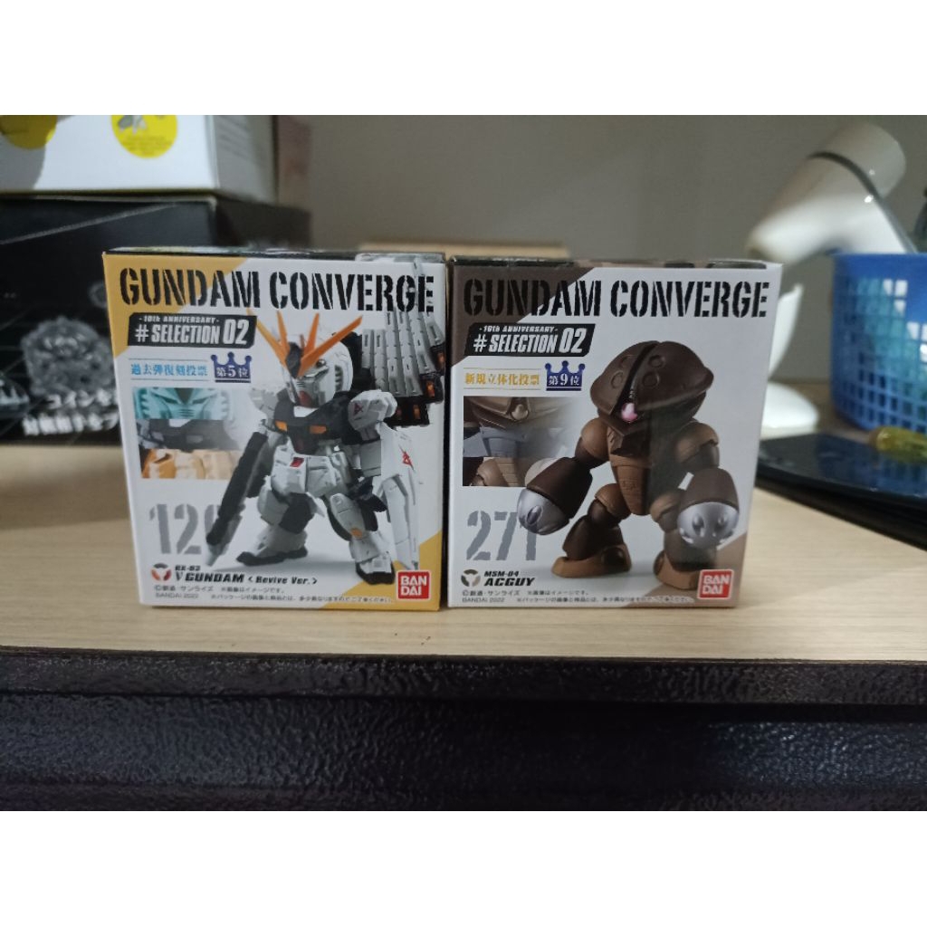 FW Gundam Converge Selection 02 - Nu Gundam 120 + Acguy 271