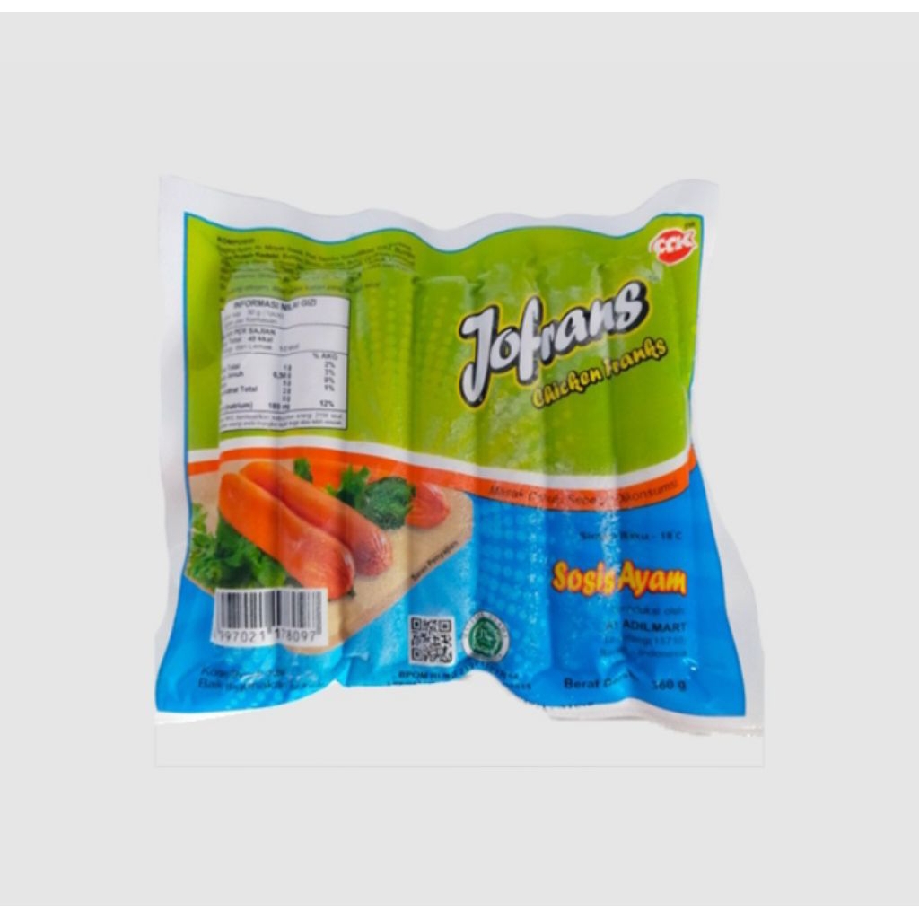 

JOFRANS SOSIS AYAM 360 GR