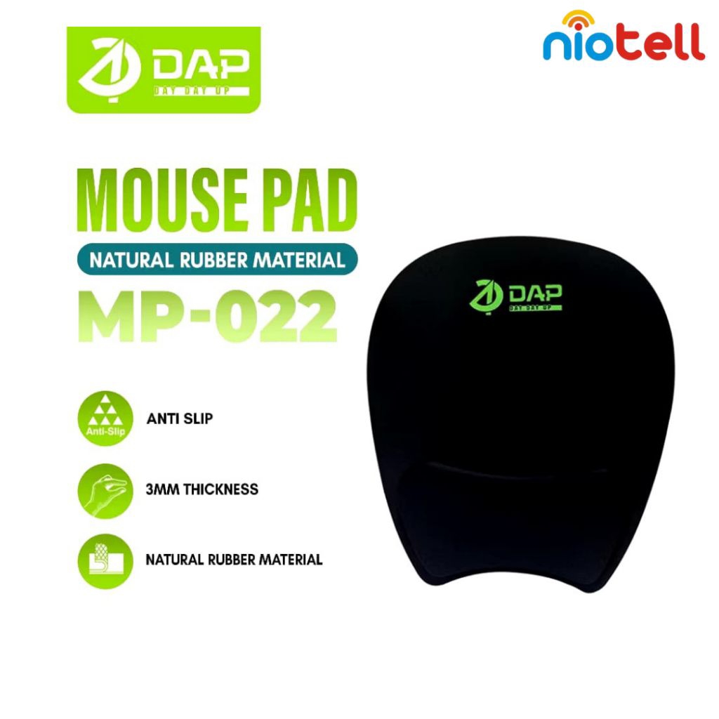 DAP Mouse Pad Gaming Polos 18x22 MP-022 – Standar Anti-Slip untuk Kantor dan Komputer