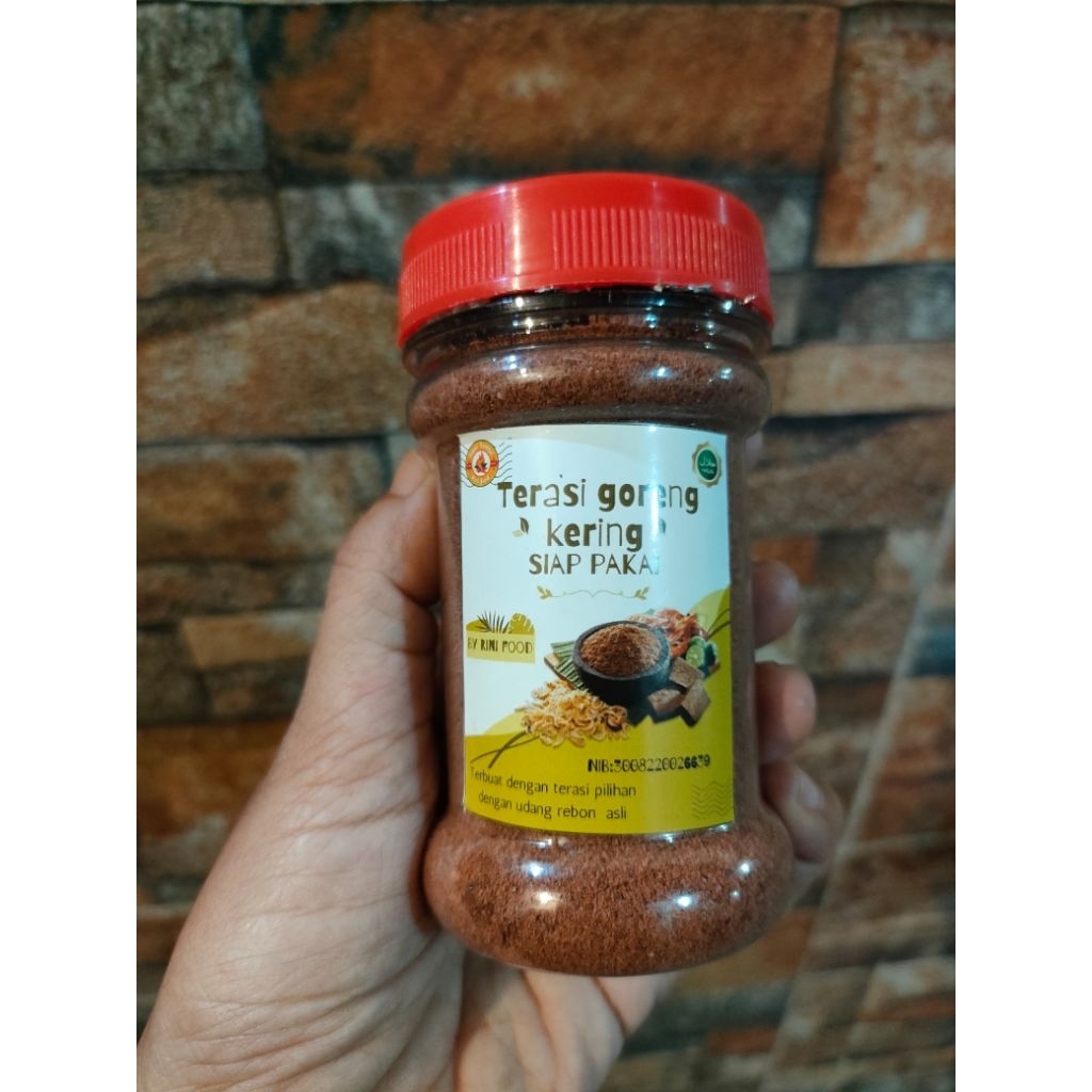 

terasi goreng kering siap saji