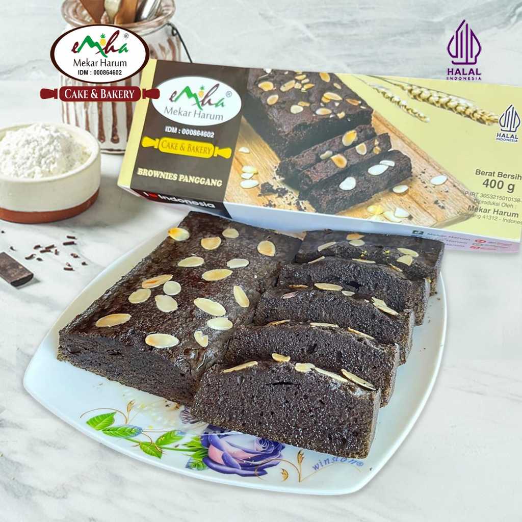 

BROWNIES COKLAT SPESIAL ALMON UKURAN 30X10 LEZAT
