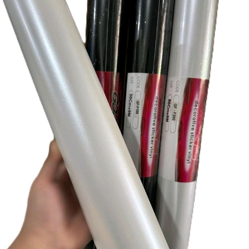 skotlet putih mutiara doff Lebar 50cm