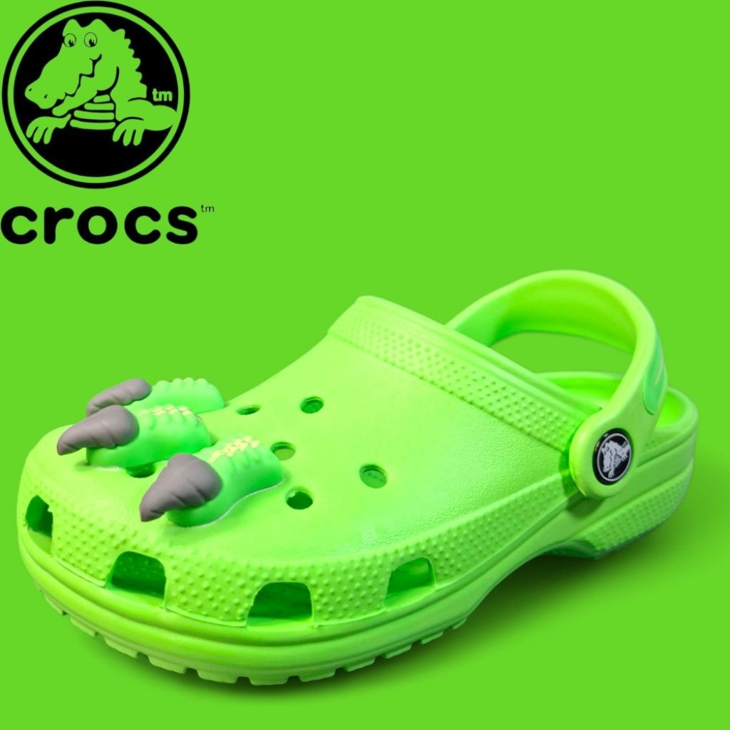 Sandal Crocs Anak Anak Motif Dinosaur