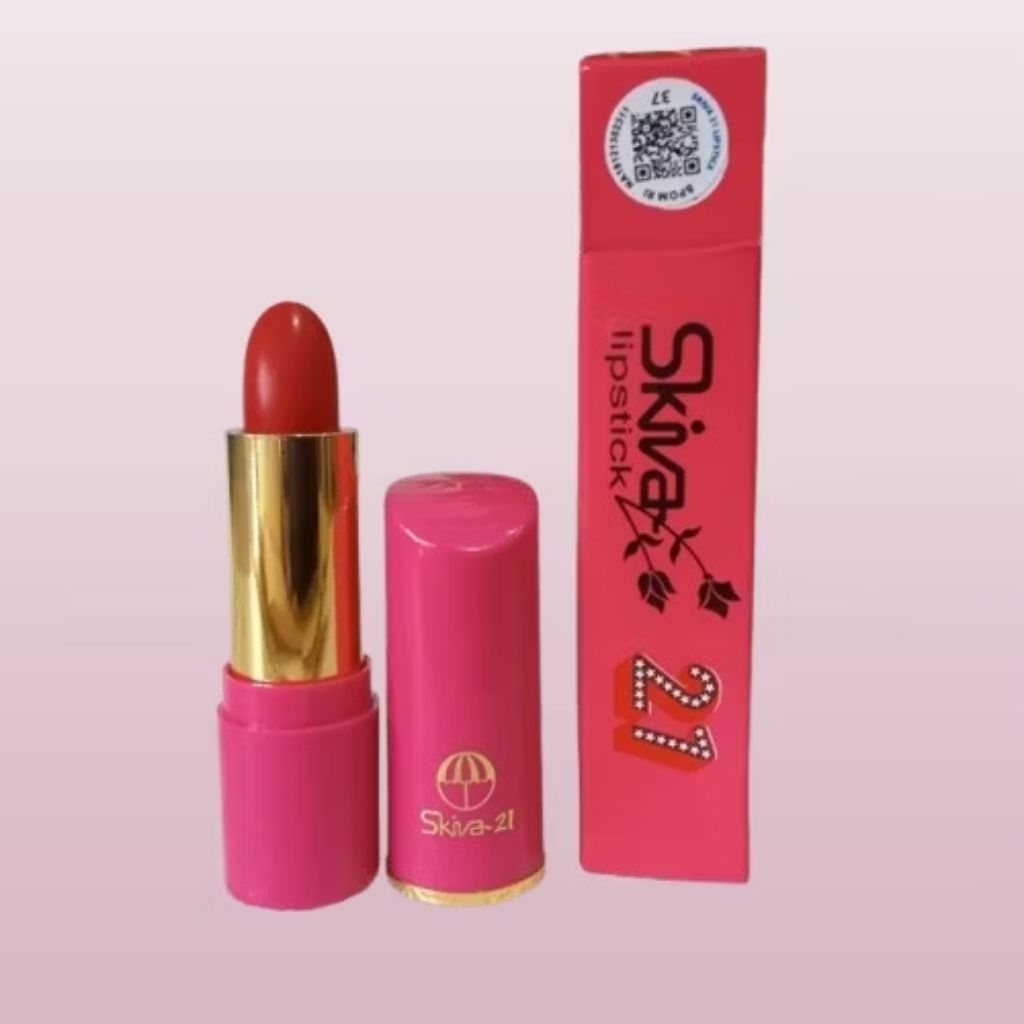 LIPSTIK SKIVA Glossy Matte Tahan Lama Halal BPOM