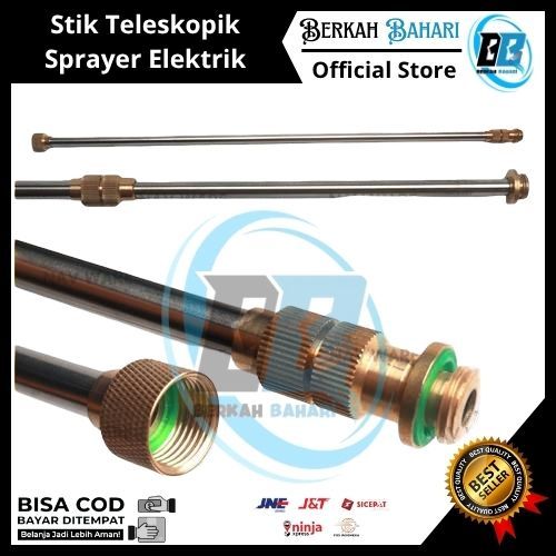 Stik Teleskopik Sprayer Elektrik | Stik Sprayer Elektrik Bisa Panjang & Pendek | Stik Panjang 100 Cm