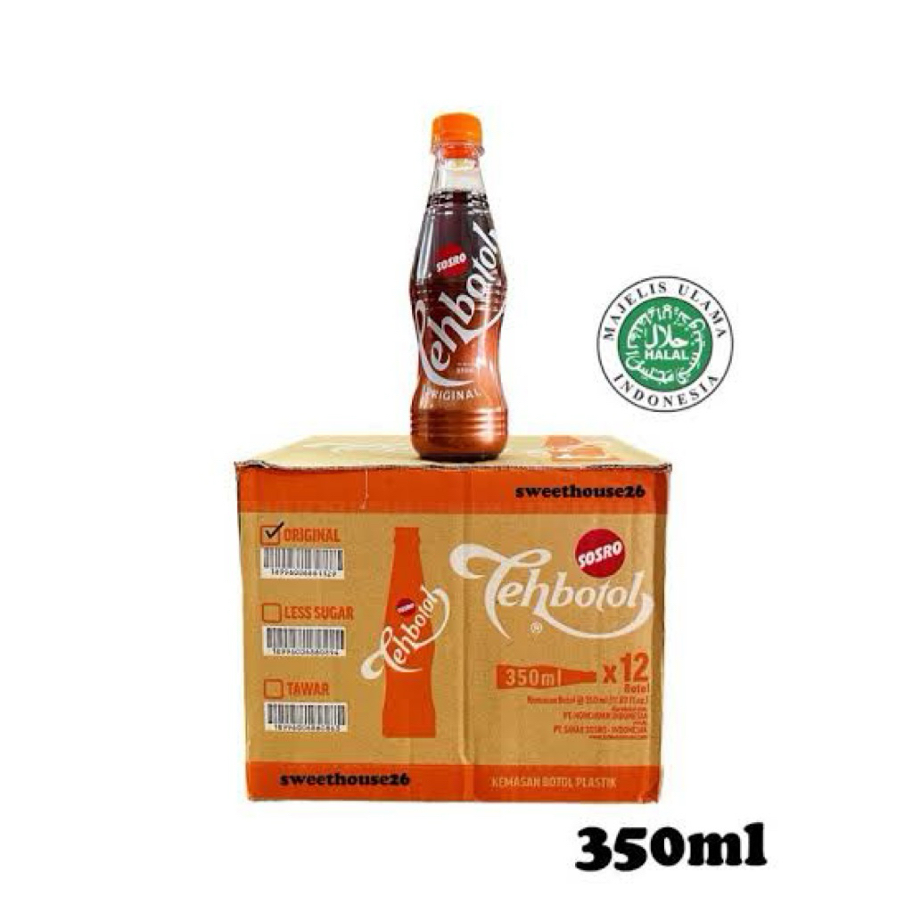 

TEH BOTOL SOSRO ORIGINAL per Dus ISI 12 Botol