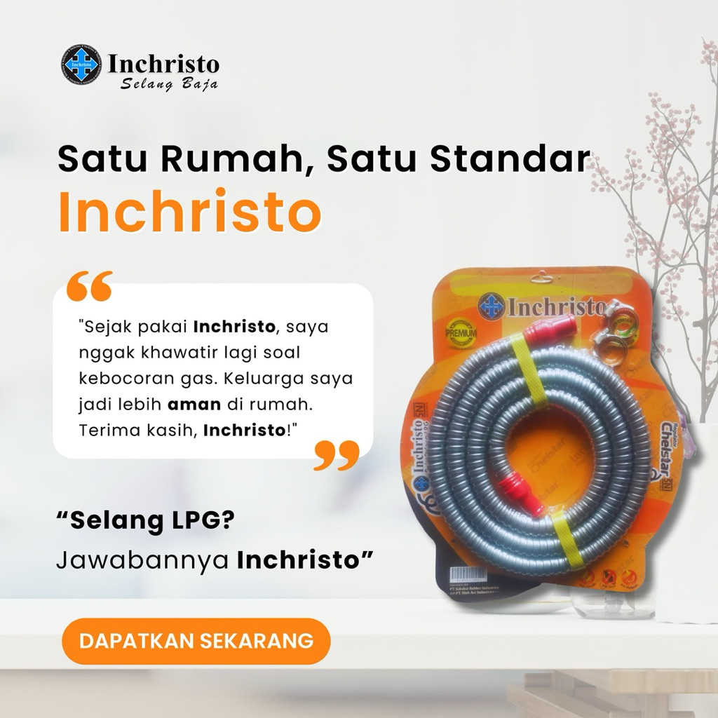 Selang LPG Inchristo Regulator