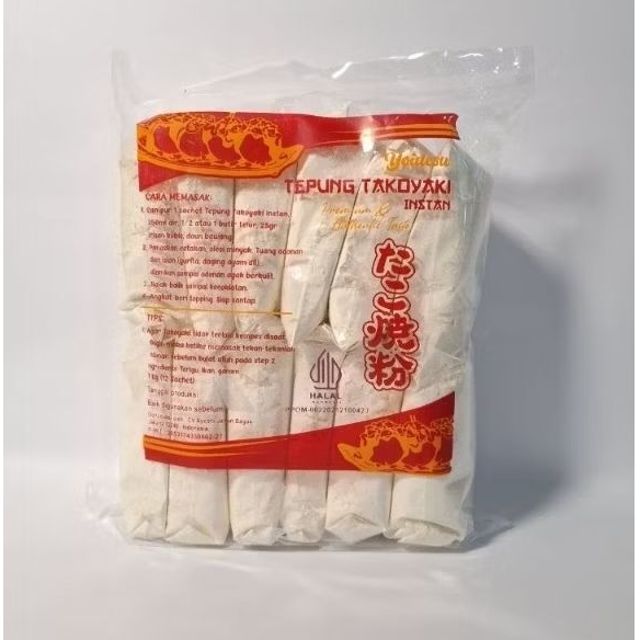 

Tepung Takoyaki Instan 1 kg Japan Halal Non KW