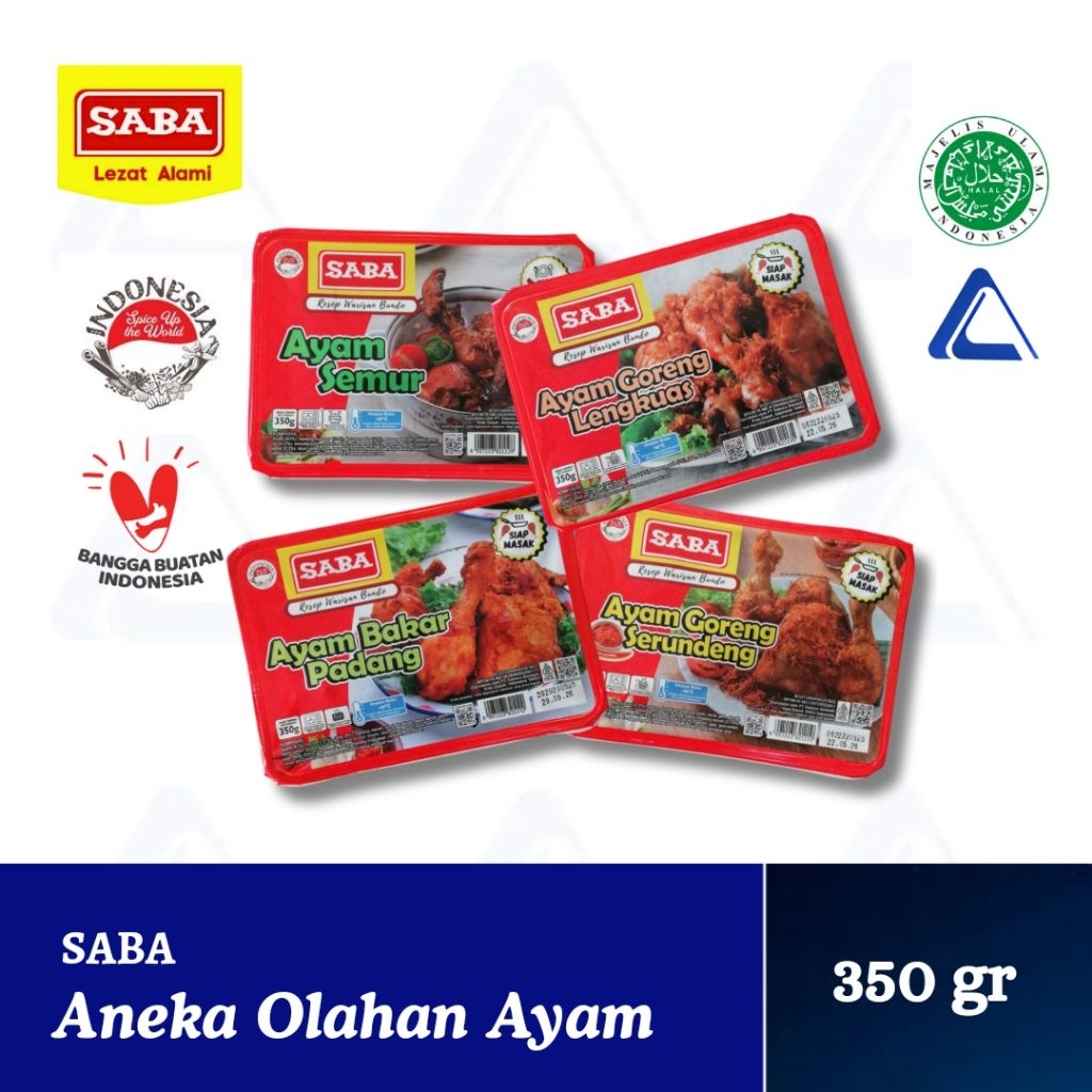 

SABA Aneka Olahan Ayam Frozen Siap Saji
