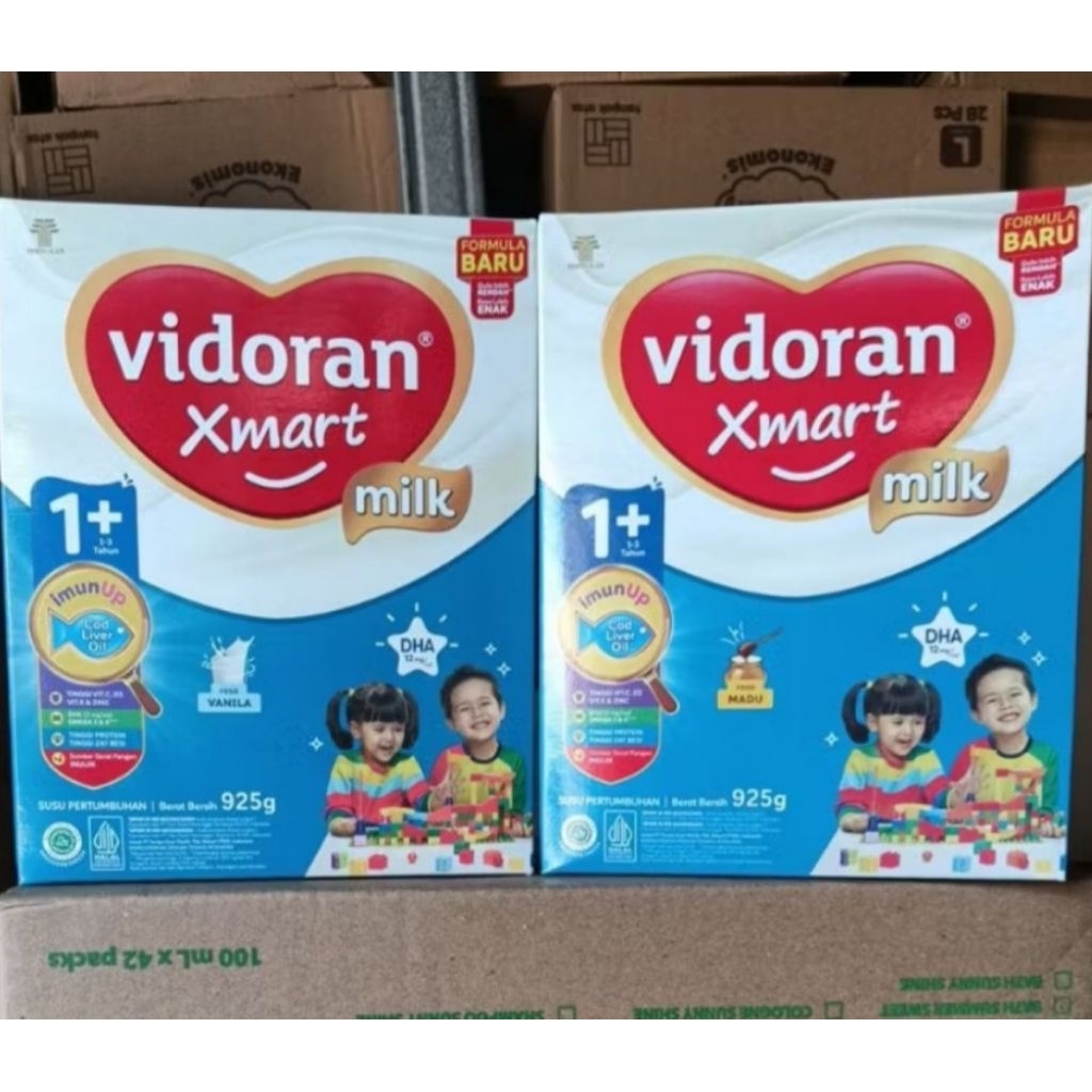 Vidoran Xmart 1+ Madu/ Vanila 925gr & 700gr exp 2026/2027