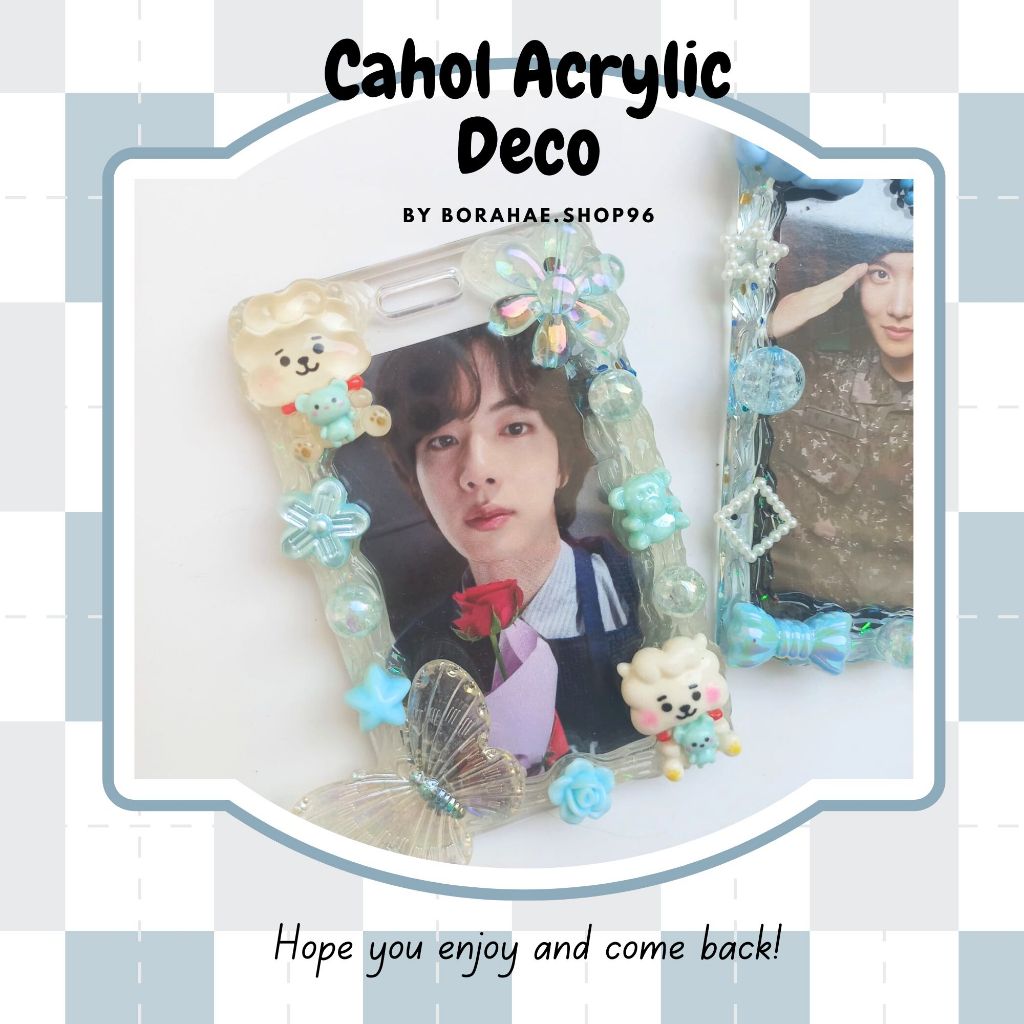 

CASE DAN GANTUNGAN AKRILIK PHOTOCARD HOLDER PREMIUM case photocard custom initial gantungan photocard holder uhoo