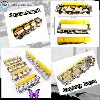 Spuit kue kering/Cetakan kue sagu/Alat hias kue/Cetakan semprit gg kayu