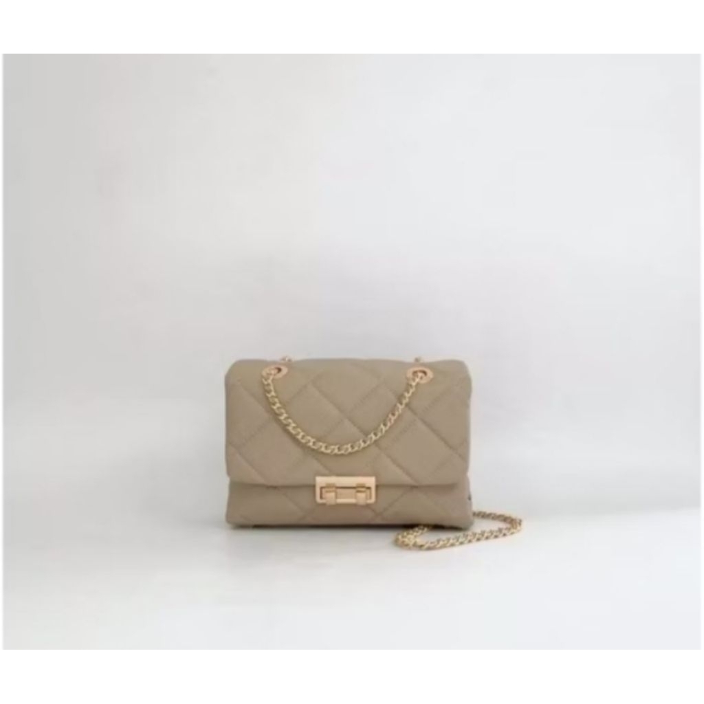giselle bag by kian id warna light taupe