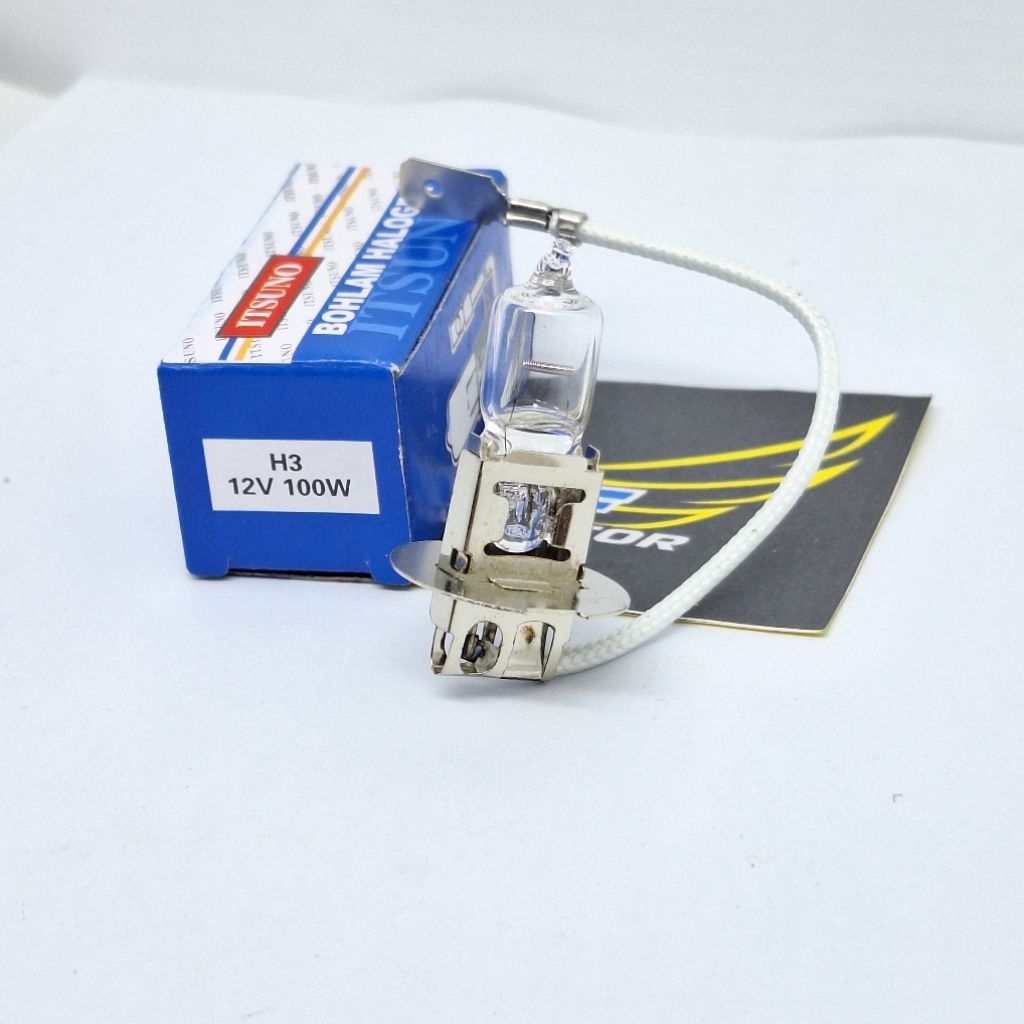 Dop Bohlam Lampu Depan Halogen H3 12V 55W 100W motor universal