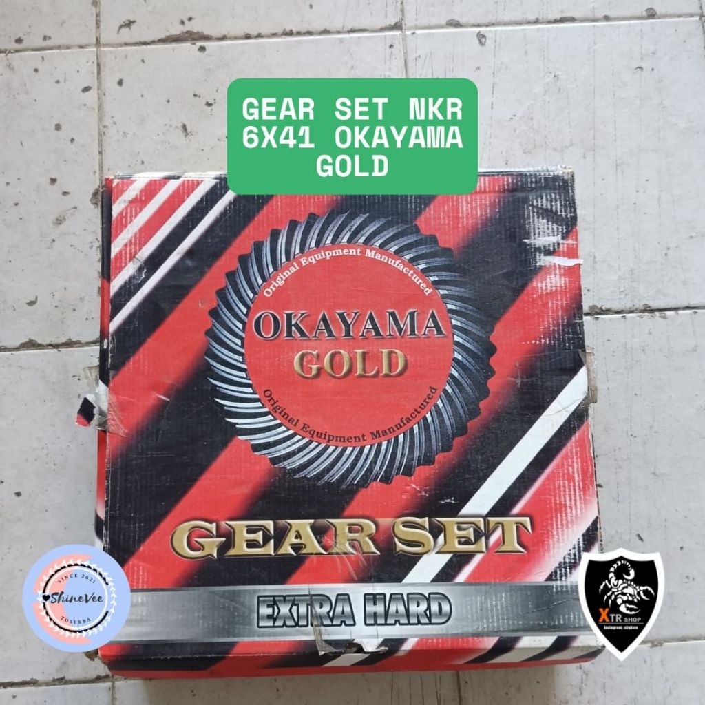Gear Set Isuzu Elf NKR71 6x41 Okayama Gold / Gear Set Isuzu Macan NKR 71 6x41 Oiginal Okayama / Gear