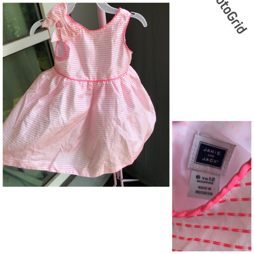 dress pesta baby Janie and jack sz 6m