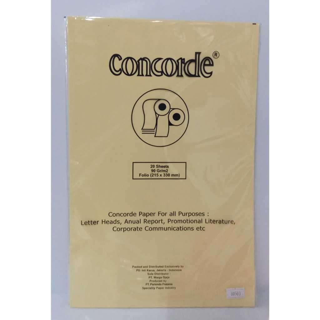 

KERTAS CONCORDE F4 90 GSM 80503