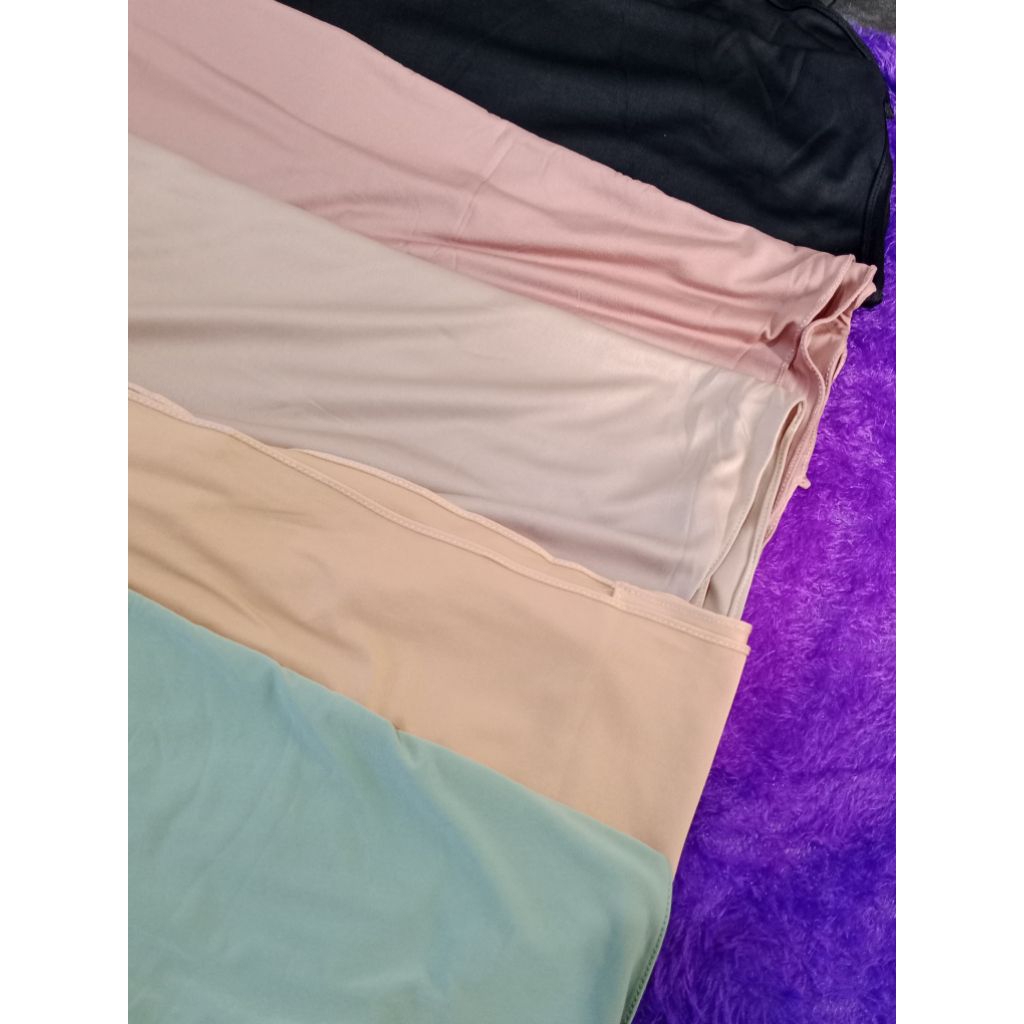 Hijab Pashmina bahan Jersey warna nude