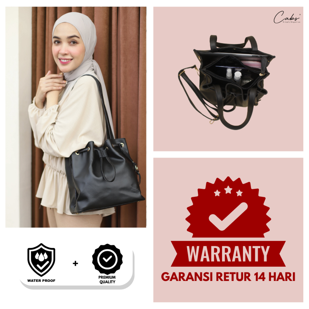 CABS POCKET - Tas Selempang Wanita Elegan Terbaru 2026 Kekinian - Bucket Bag