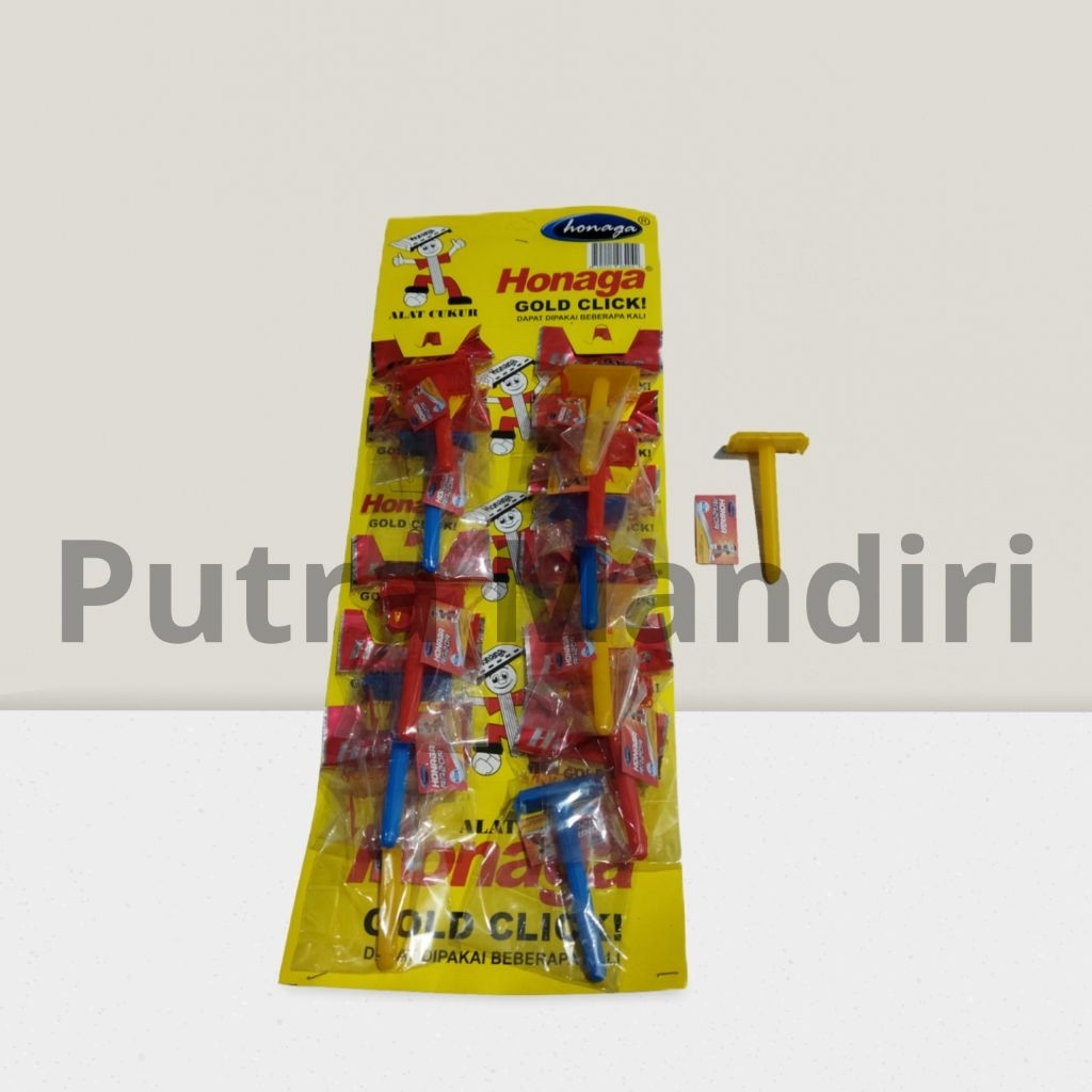 Alat cukur Honaga Gold click