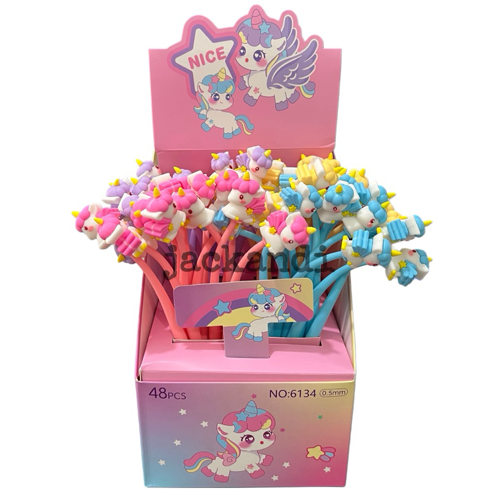 

Pulpen Goyang Unicorn My Little Pony 3D Pen Anak Karakter Lentur Elastis Lucu