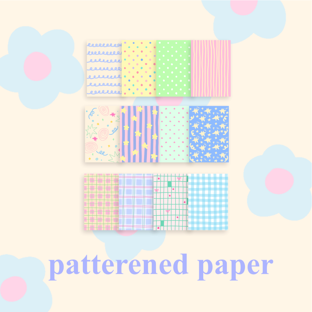 

Patterned Paper - Warm Cappuccino Studio Sticker Bullet Journal DIY Kraft Scrapbook Kertas Warna