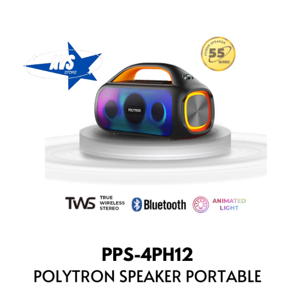 partymax PPS 4H12 Speaker Bluetooth Portabel