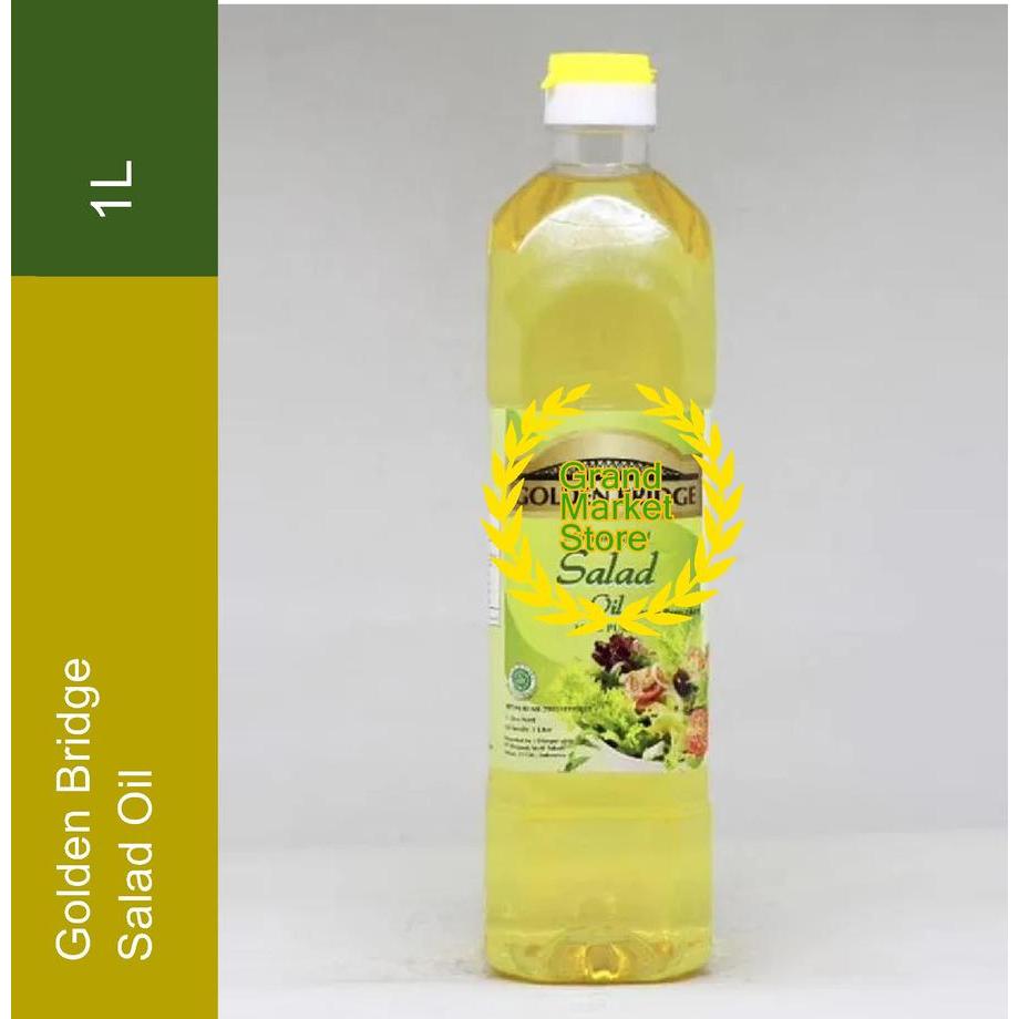 

Salad Oil Golden Bridge 1L Minyak Salad 1 Liter Goldeb Bridge Salad Oil Pure 1L