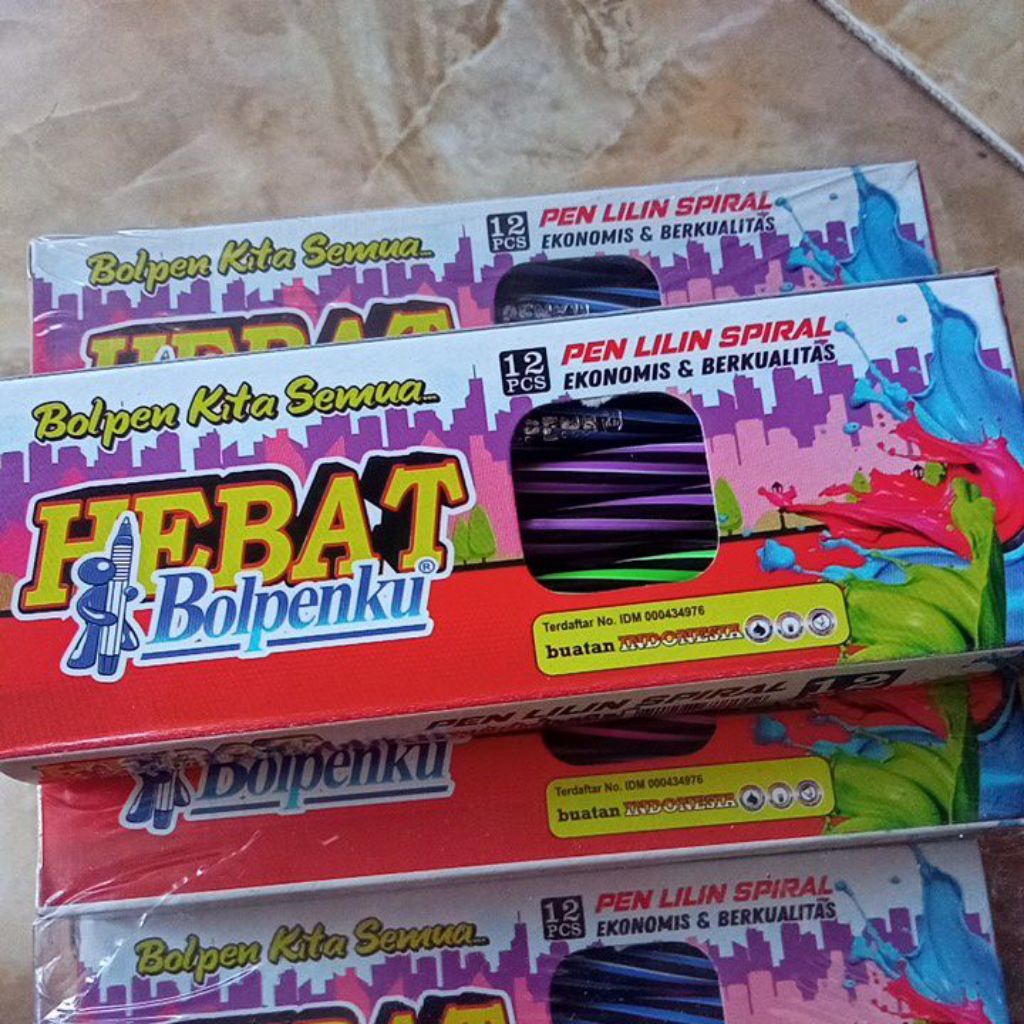 

bolpenkuhebat perpack isi12psc