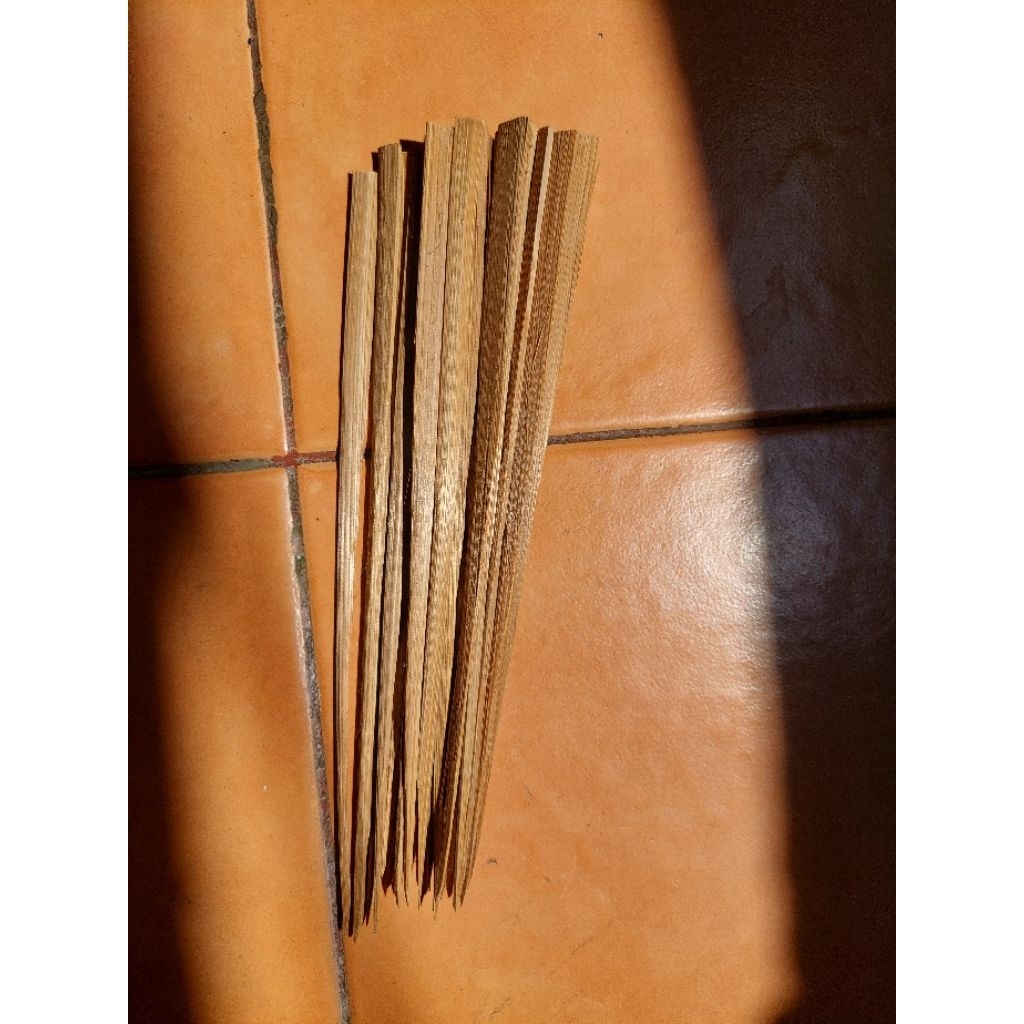 Tusuk sate alami bambu serbaguna 20 cm