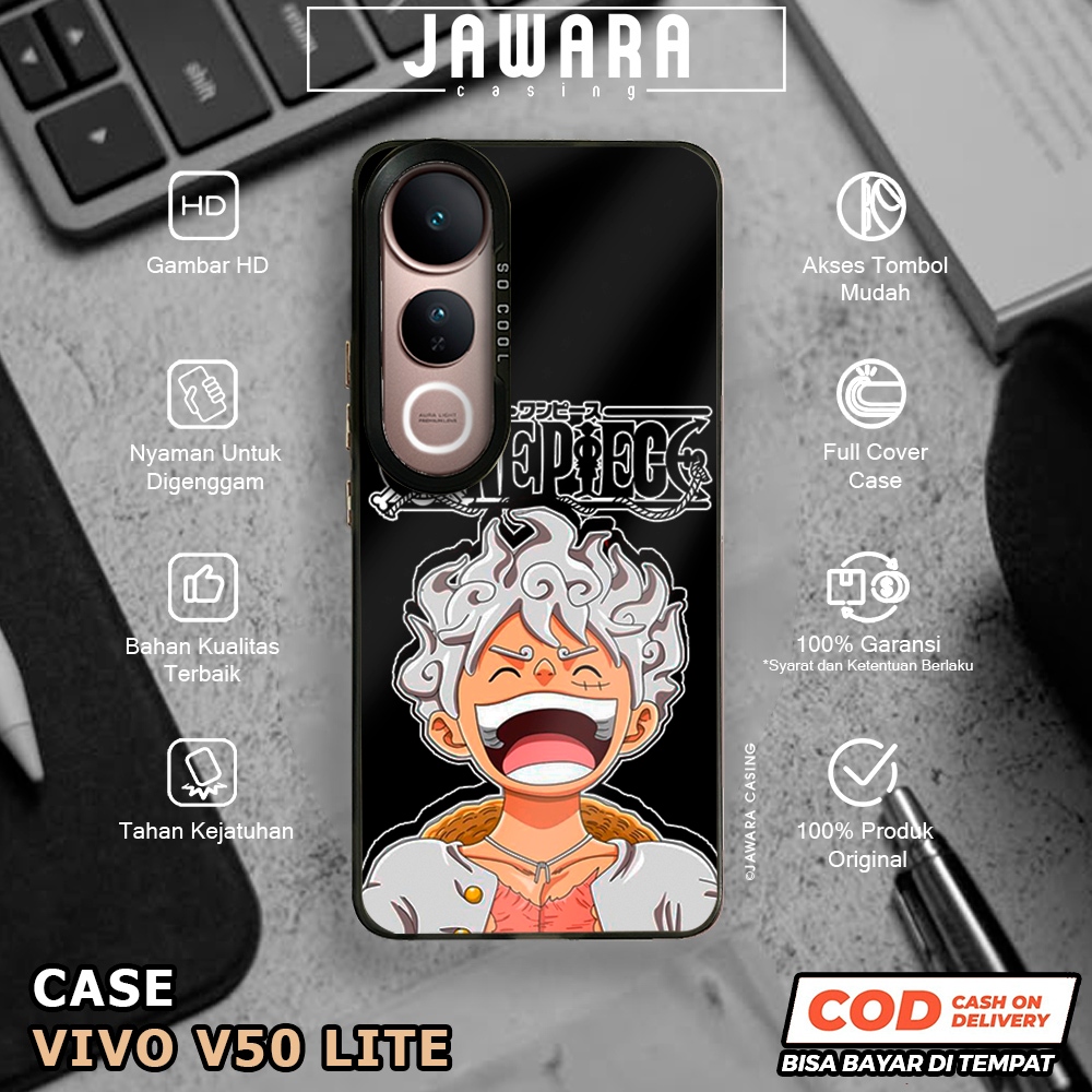 Case Hp Vivo V50 Lite Jawara Casing [GEAR5] Premium Case So Cool Hologram Matte Soft Case Hybrid IMD