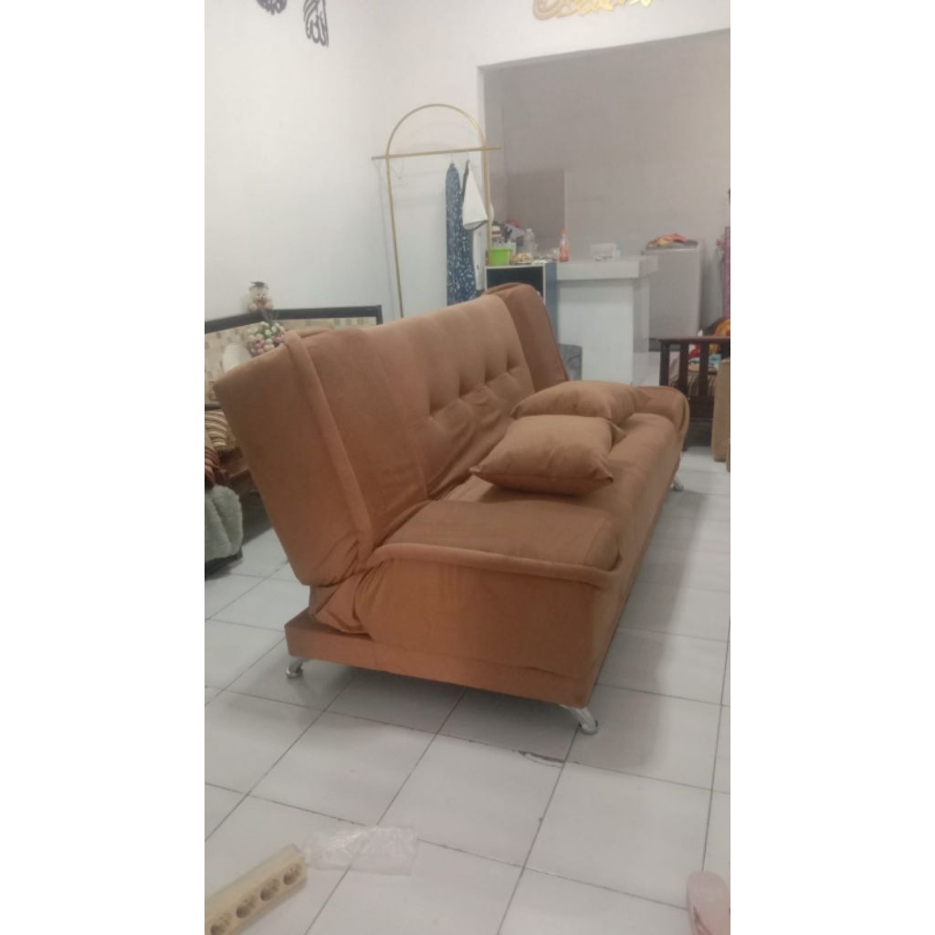 SOFA SANTAI SOFA BED SOFA RECLINE SOFA BED MINIMALIS SOFA LEMBUT SOFA EMPUK SOFA MURAH BERKUALITAS P