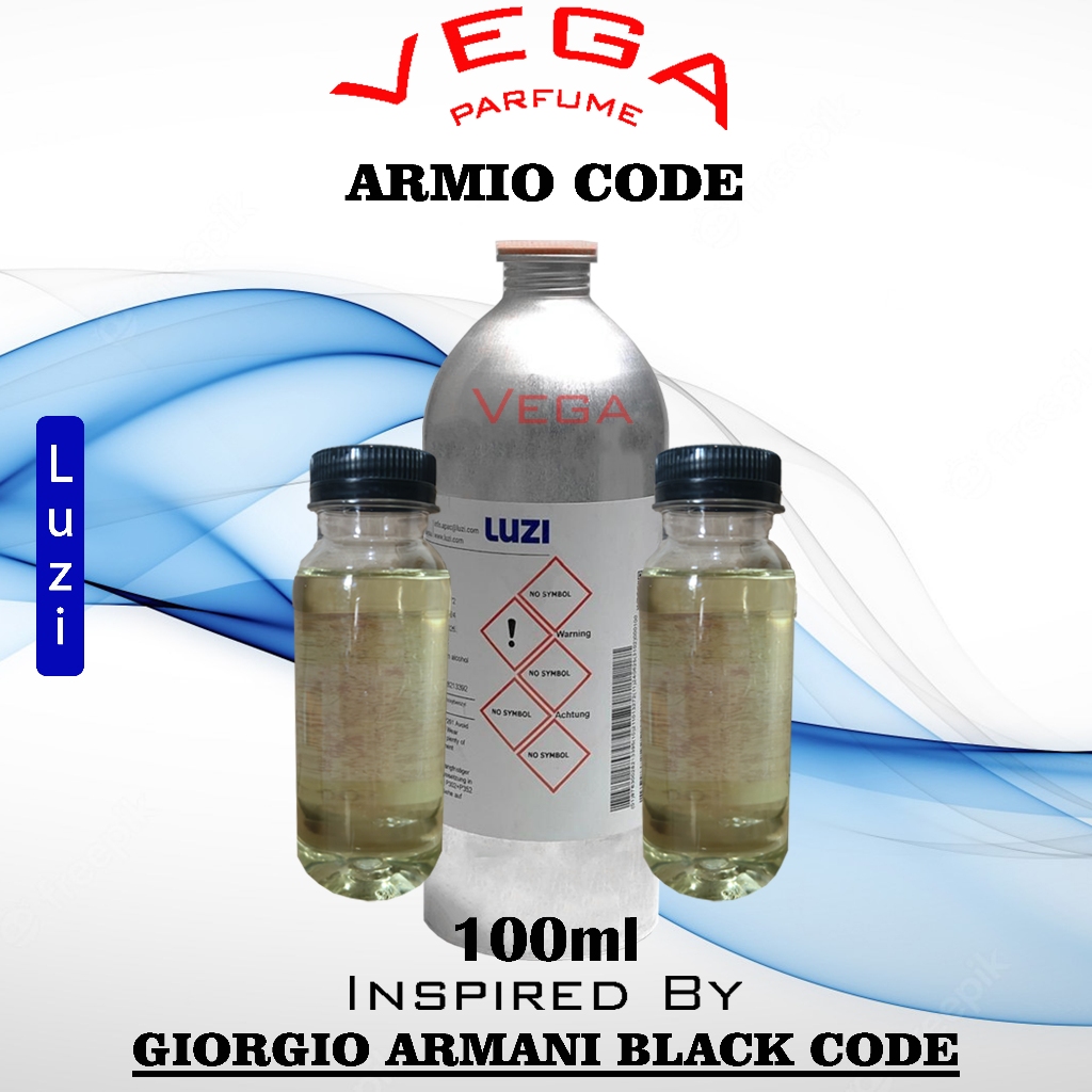 ARMIO CODE LUZI 100ML REPACK MURNI BIBIT ( G.ARMANI BLACK CODE )