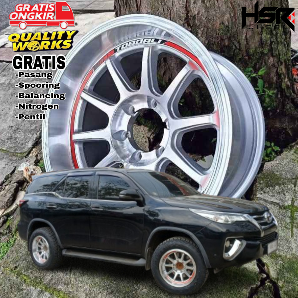 Velg Mobil Toyota Fortuner Ring 18 Velg Jdm Racing Samlong Hsr Wheel Toboali