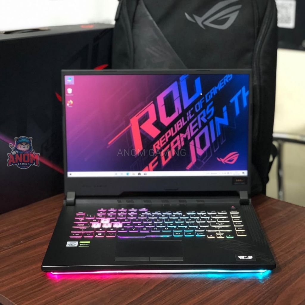 ASUS ROG STRIX G15 G512LU Core i7-10750H GTX 1660Ti Ram 16Gb SSD 1Tb Fullset